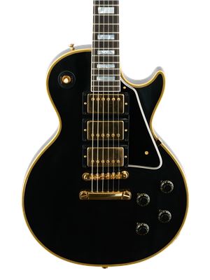 Gibson Custom Shop 1957 Les Paul Custom Black Beauty 3 PU VOS Ebony Body View